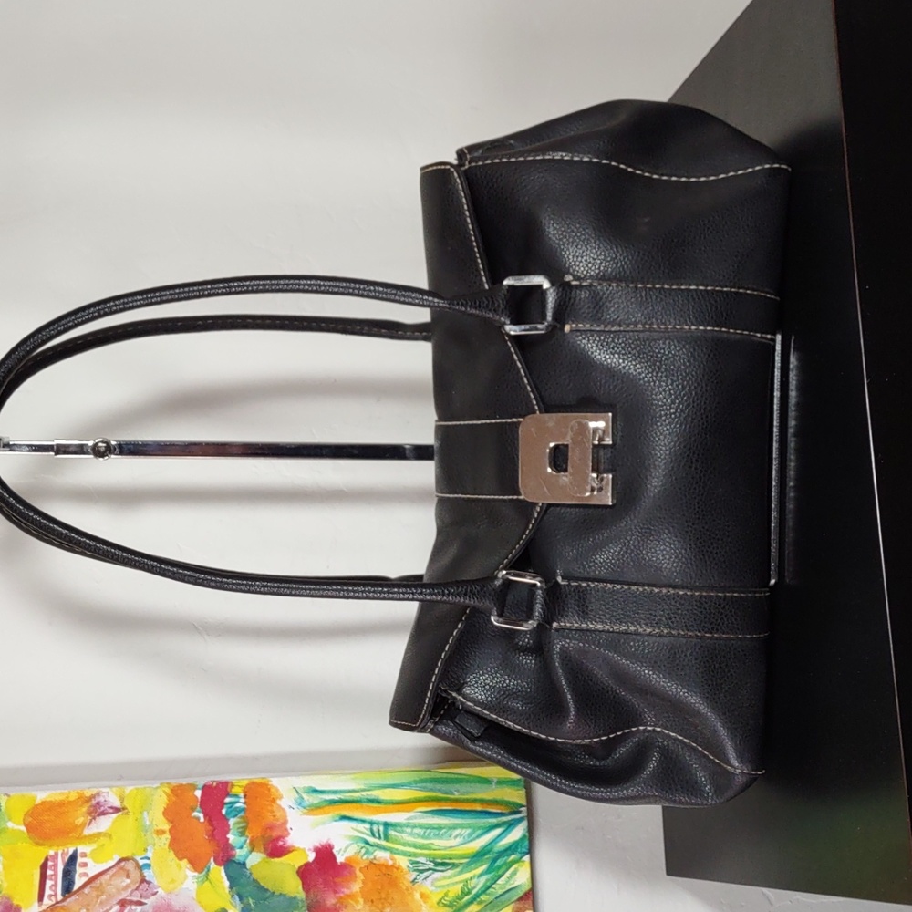 Pebbled Faux Leather Bag